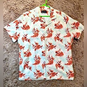 Original Use Men’s causal bottom down (XL) floral